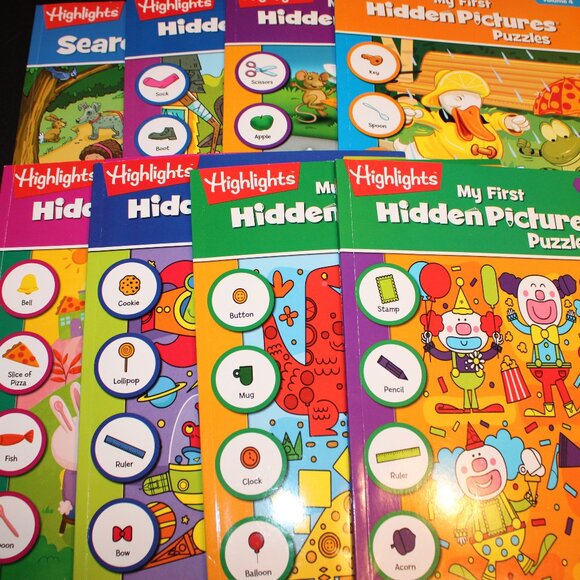 Lot of 8 New Highlights My First Search Puzzles and Hidden Puzzles - Picture 1 of 13